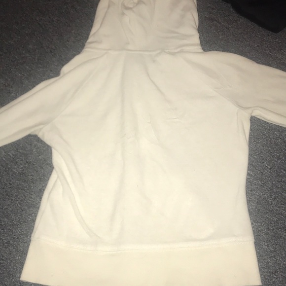 Off white Bebe velour zip up - Picture 3 of 3